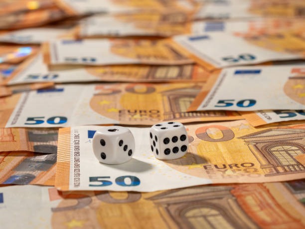 Multi-camera dealer feed on eula Live dealer dealing Caribbean Stud Poker cards